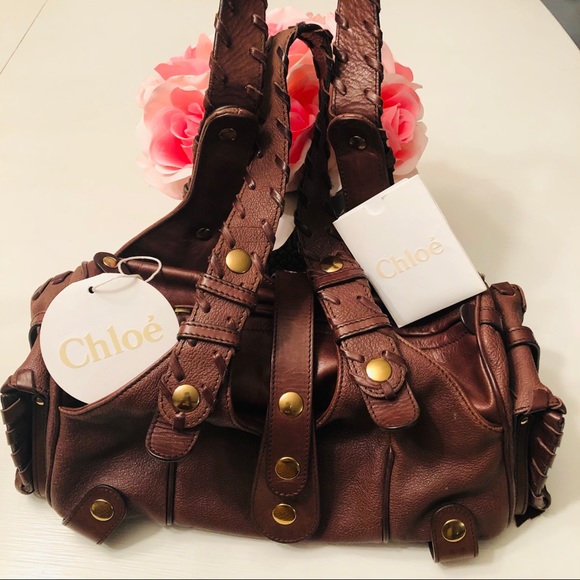 ✨CHLOE✨ LEATHER SILVERADO BAG✨ - Picture 8 of 14